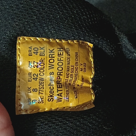 Skechers Tactical slip resistant waterproof Boot s - Picture 2 of 5